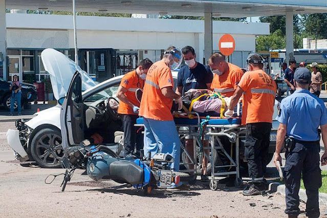 Accidente múltiple en ruta nacional 5 La Pampa