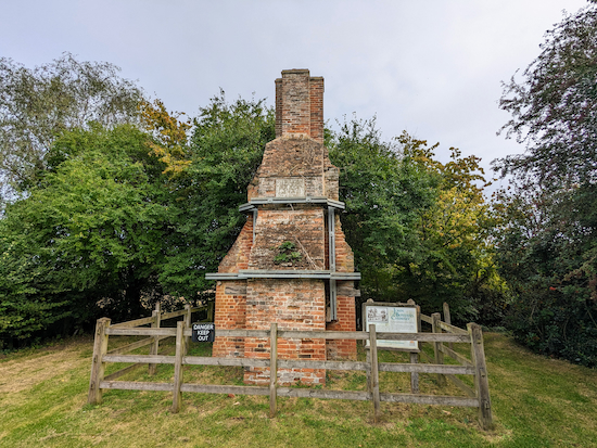 John Bunyan's Chimney from the front