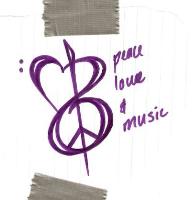 Love and music on single tattoo