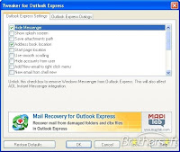 Tweaker for Outlook Express