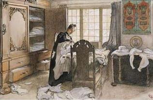 Organising the linen cupboard