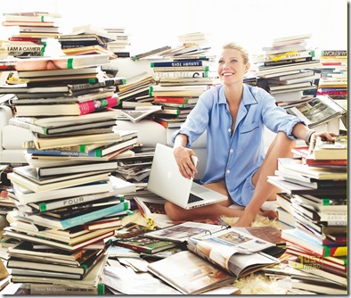 Gwenyth and books