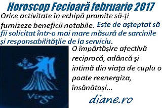 Horoscop februarie 2017 Fecioară 