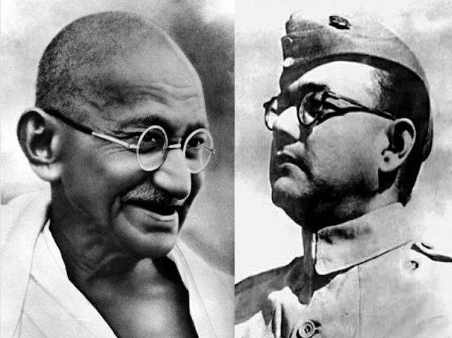 Gandhi-vs-nethaji
