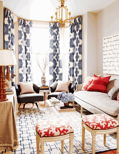 Mixing Patterns In Living Room