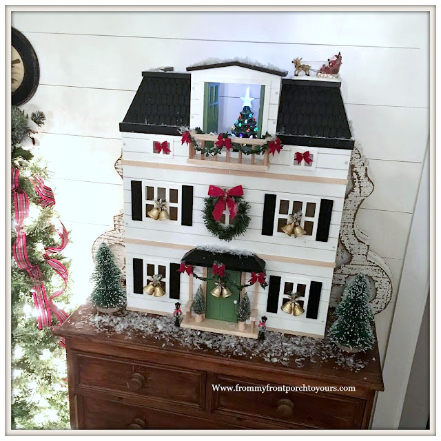 Christmas-Foyer-Farmhouse Style-Cottage Style-Hearth & Hand-Doll House-From My Front Porch To Yours