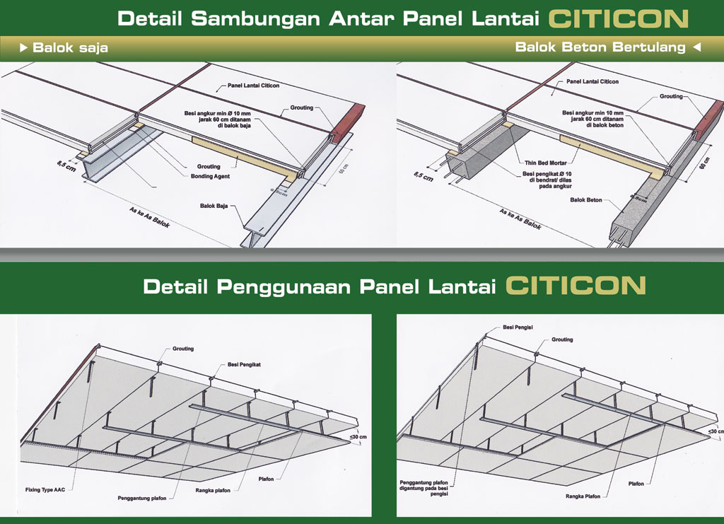 DUNIA BAHAN BANGUNAN BANDUNG HARGA PANEL LANTAI BATA 