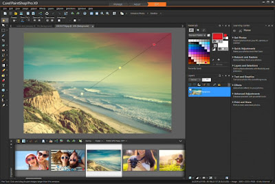 Corel PaintShop Pro X9 19.0.1.8 + Content Pack Terbaru 2016