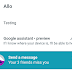 Google Allo doesn't seem to have a backup or cloud sync function (in the preview version)