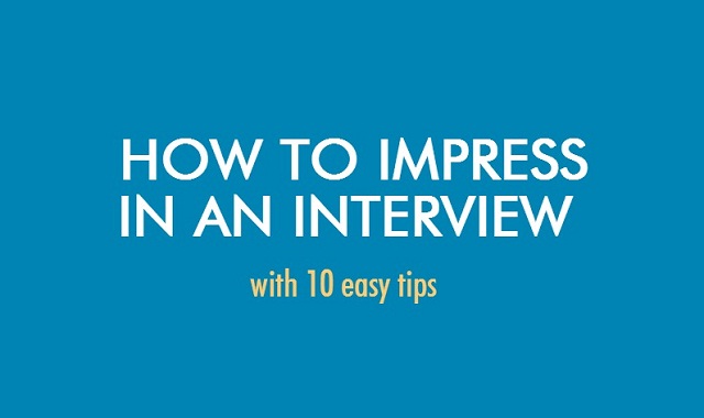 Image: How To Impress In An Interview #infographic