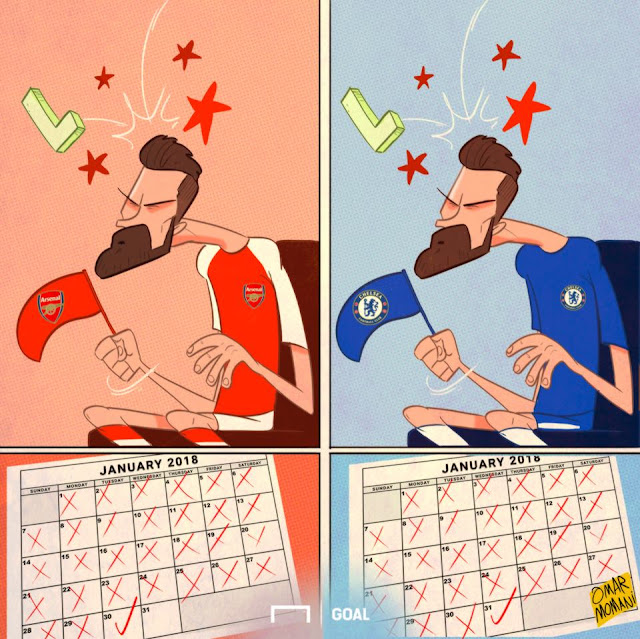 Olivier Giroud cartoon