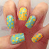 Summer Polka Dots Nail Art