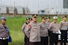 Terjunkan 85 Personil Polres Cilegon Tuk Tangani Aksi Unras Di Gate 1 PT IKPT
