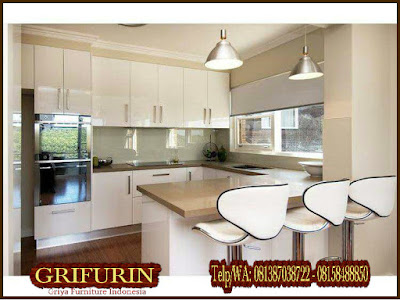 Furniture Kitchen set duco putih