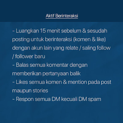 tips aktif di instagram