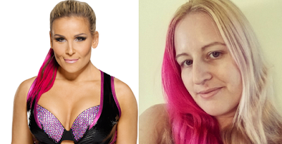 WWE Superstar Nattie With Colored Hair