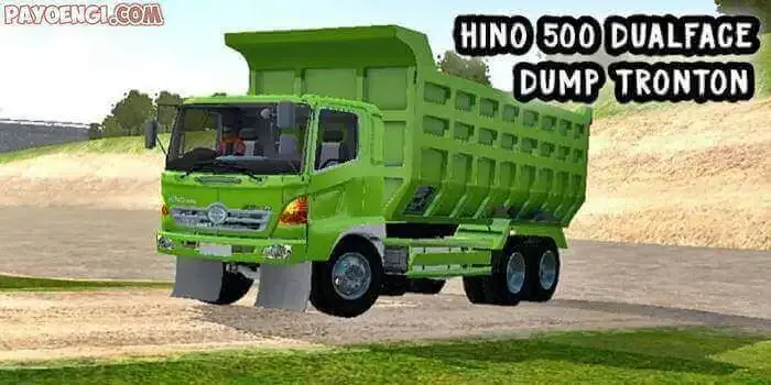 mod bussid hino 500 dualface dump tronton