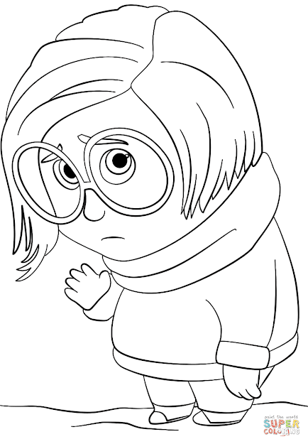 Click The Inside Out Sadness Coloring Pages To View Printable Version Or  Color It Online Patible With Ipad And Android Tablets