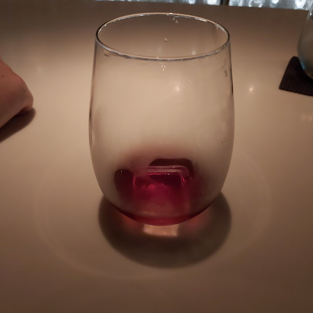 Shiitake-infused wine cocktail