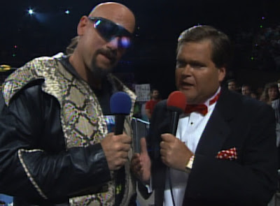 WCW WrestleWar 92  - Jim Ross & Jesse 'The Body' Ventura