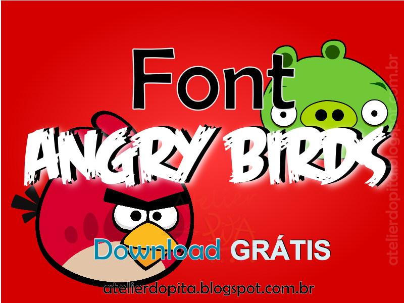 Fonte Angry Birds para download grátis