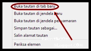 Cara Membuat Llink New Tab pada Blog