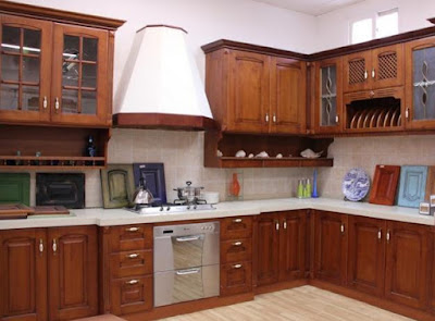 wooden kitchen cabinet