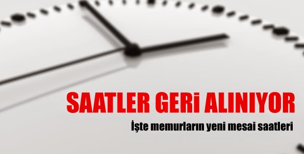 Bu Pazar saatler geri alınıyor