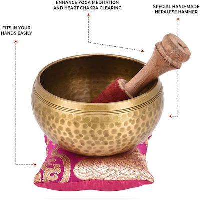 Tibetan Singing Bowl Set Handcrafted