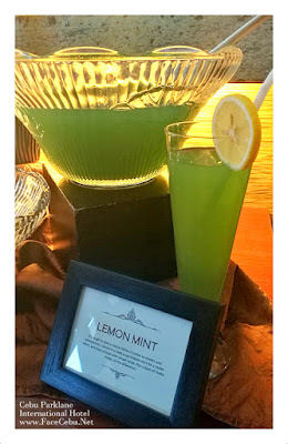 Cebu Parklane International Hotel Tea-based Cocktails: Lemon Mint