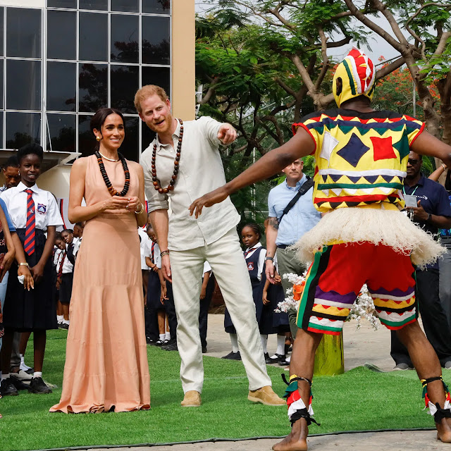 Prince Harry & Meghan Markle Accidentally Prove Archie & Lilibet Non-Existence in Nigeria Tr