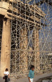 eingerüsteter Parthenon 1991