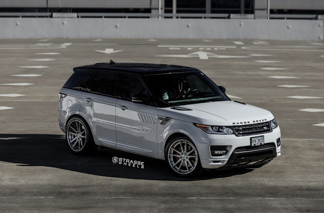 Land Rover Range Rover Supercharged Autobiography on Strasse Wheels - #LandRover #RangeRover #Supercharged #StrasseWheels #tuning #suv