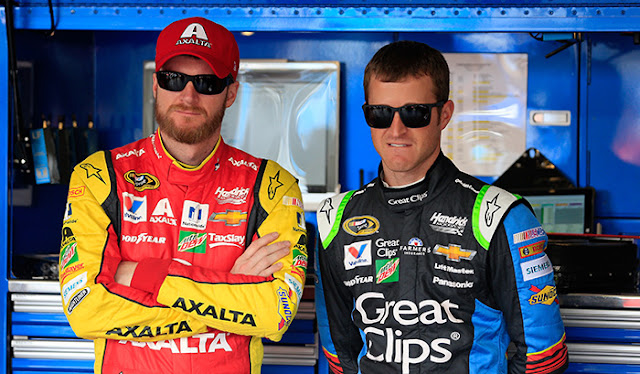 Dale Earnhardt Jr and Kasey Kahne