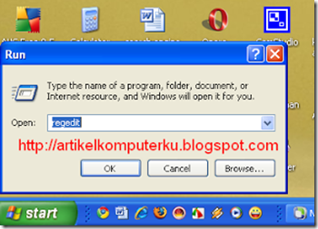 Menonaktifkan login screen classic dengan pengaturan registry windows xp_bersihsharewarebandel01b
