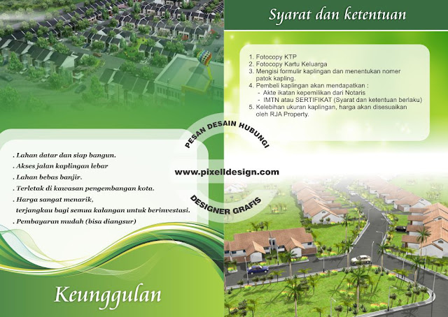 Iklan Brosur Flyer Promosi Perumahan Jual Rumah