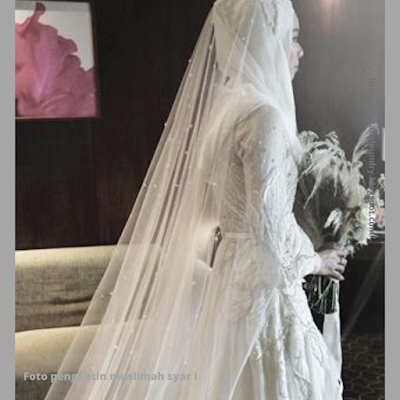 Foto pengantin muslimah syar i