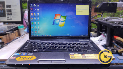 Service Laptop Toshiba L645 tidak tampil (No Display)