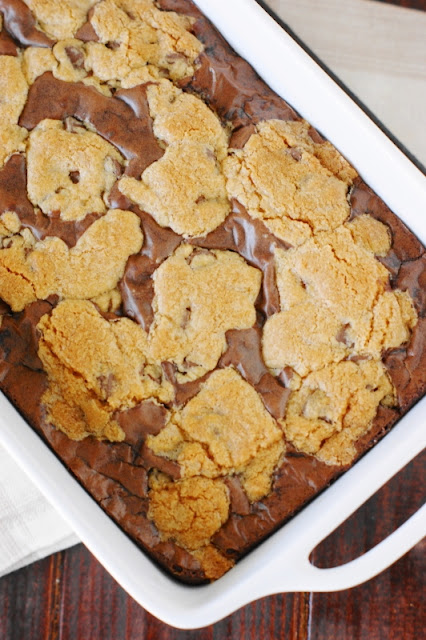 Chocolate Chip Cookie Dough Brownies Image  Chocolate Chip Cookie Dough Brownies - in addition to the slap-up ganache debate