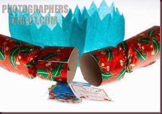 broken open christmas cracker with hat joke and novelty item usually used at christmas broken open christmas cracker with hat joke and novelty item usually used at christmas