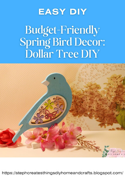Spring bird Pinterest pin