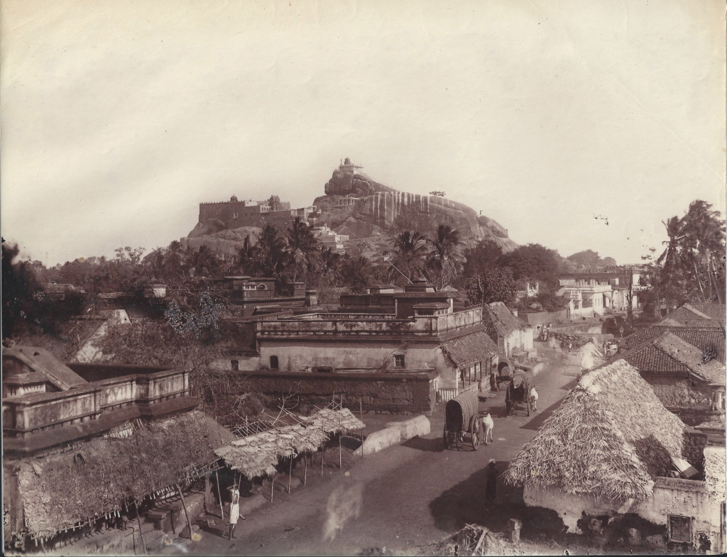 View of Tiruchirappalli Trichy  Rockfort Ucchi Pillayar 