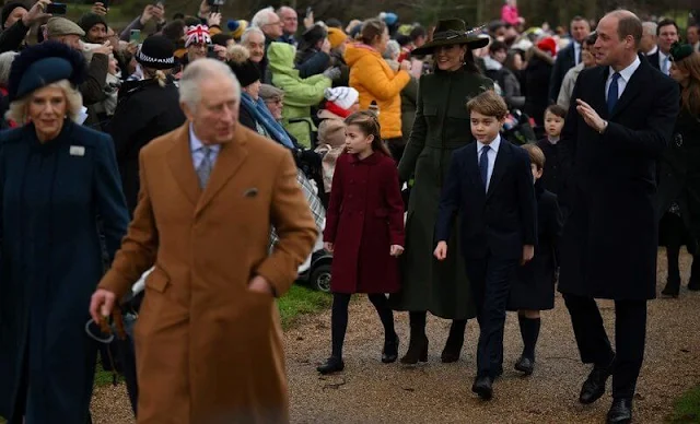 Princess of Wales, Prince George, Princess Charlotte, Countess of Wessex, Princess Eugenie, Princess Beatrice, Zara Tindall