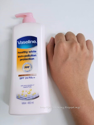 Vaseline White Sun + Pollution lotion