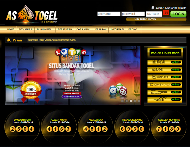 SITUS RESMI BANDAR TOGEL ONLINE TERPERCAYA - DAFTAR TOGEL TERBESAR