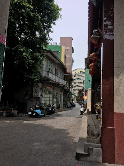 shuiliu guanyi old street, tainan city, taiwan