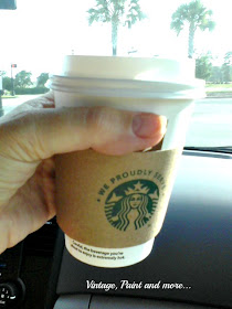 Vintage, Paint and more.... Starbuck's, coffee