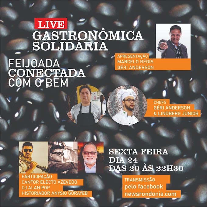 AÇÃO ENTRE AMIGOS VAI PREPARAR UMA FEIJOADA EM LIVE PARA VENDER E ARRECADAR CESTAS BÁSICAS