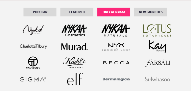 Nykaa Products Brands