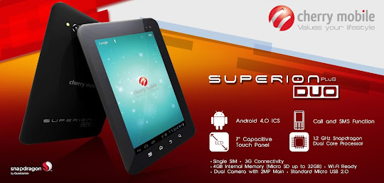 Cherry Mobile Superion Plus Duo: 7-inch ICS Android Dual-Core Tablet for Php 6,999